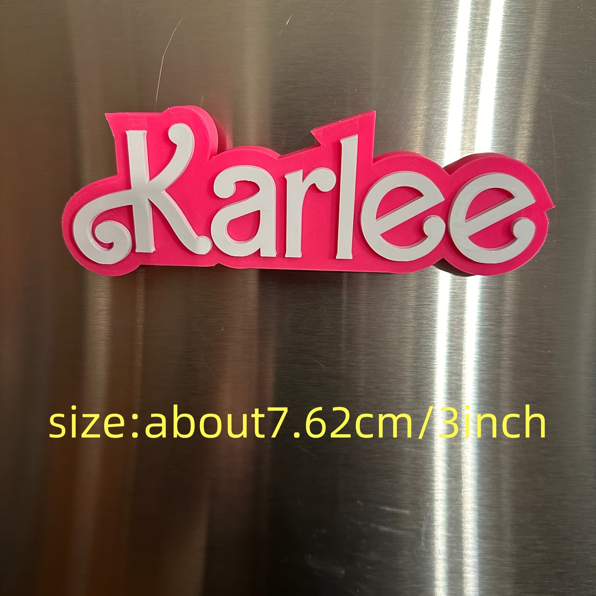 1pc Custom Acrylic Name Refrigerator Magnet - DIY Personalized English Lettering, Funky Style, Ideal for Fridge & Storage Cabinet Decoration, Decorative Magnets|Playful Design|Acrylic Construction, Fridge Magnets-faithfullyfocusd