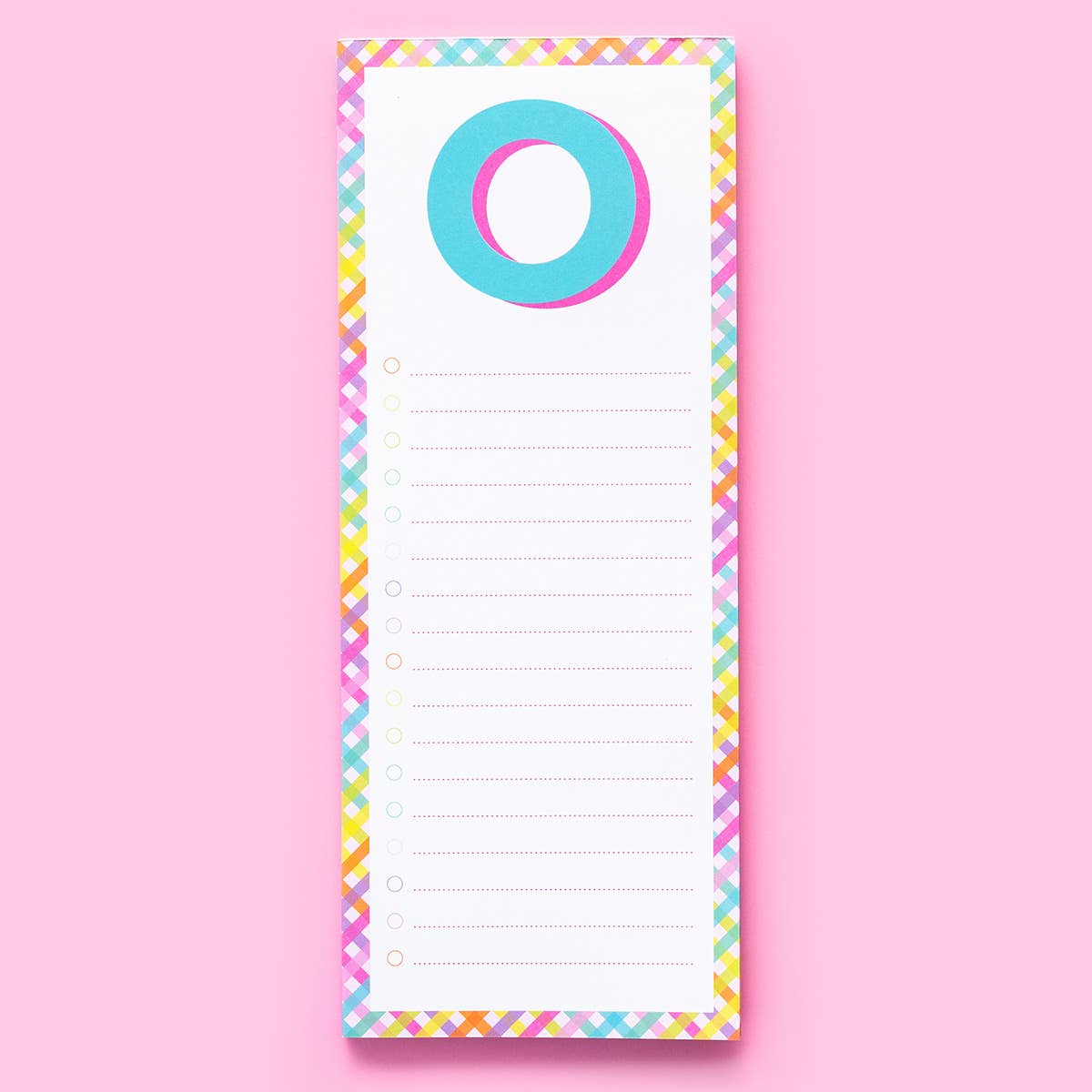 Taylor Elliott Designs - List Pad w/ Magnet - Letters A - Z - 100 Sheets - Each - faithfullyfocusd