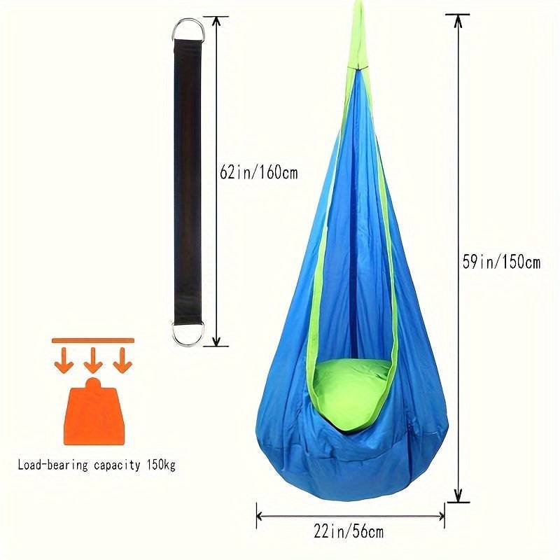 Comfy Hanging Hammock Chair with Inflatable-faithfullyfocusd